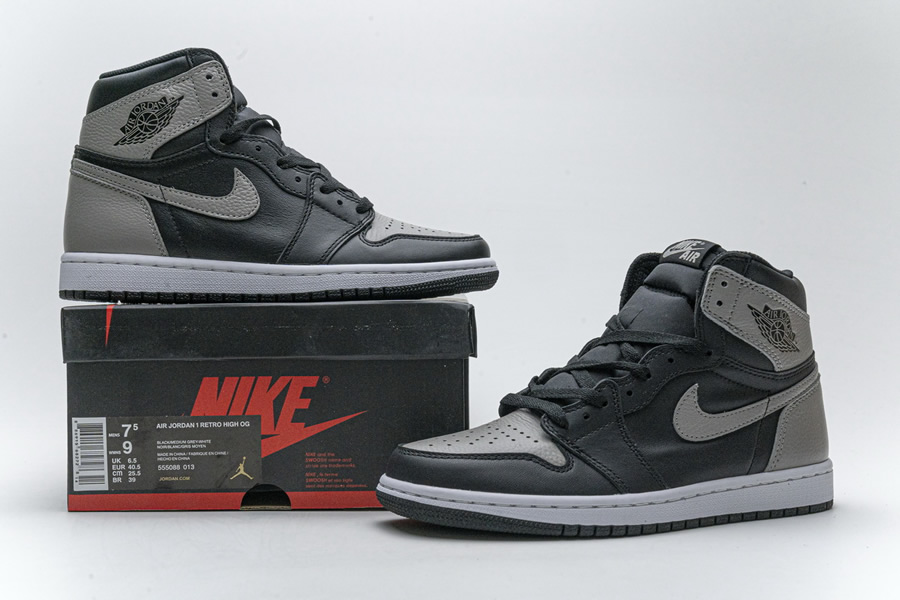 Nike Air Jordan Retro 1 High Og Sahdow 555088 013 32 - www.kickbulk.co