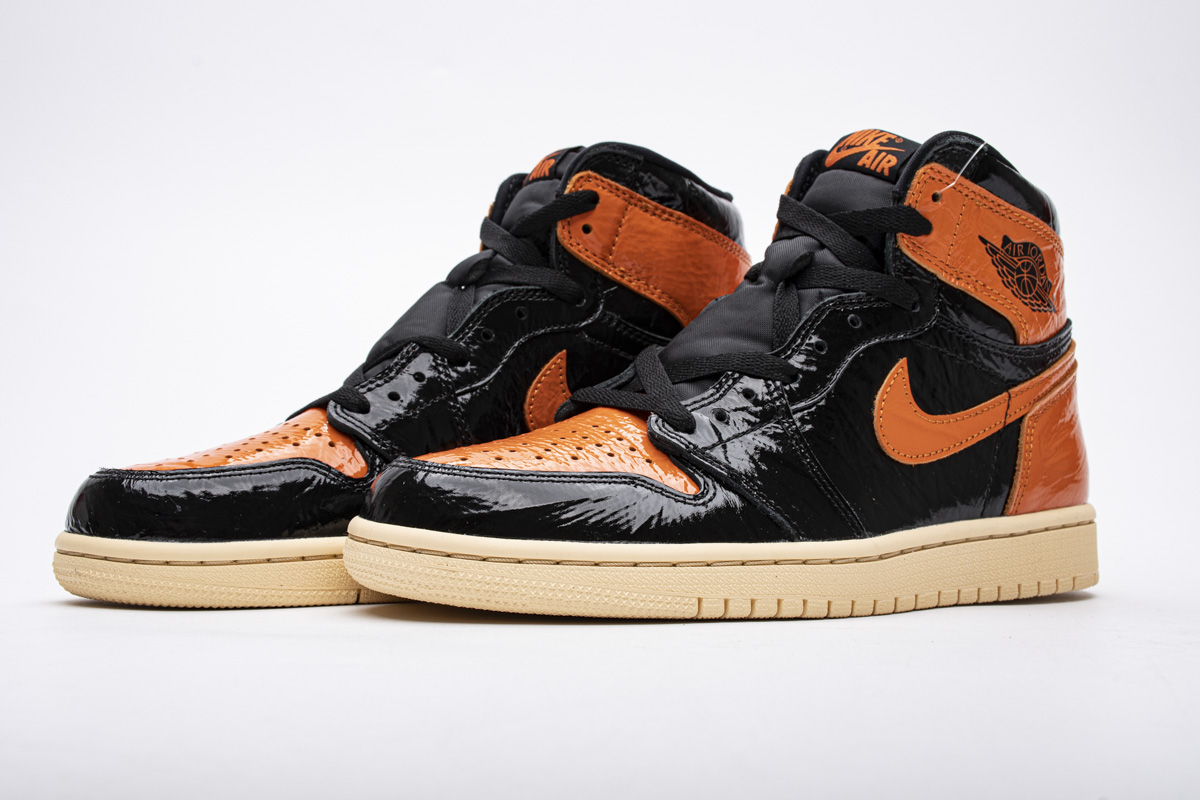 Air Jordan 1 Retro High Og Shattered Backboard 3 2019 Black Pale Vanilla Starfish 555088 028 4 - www.kickbulk.co