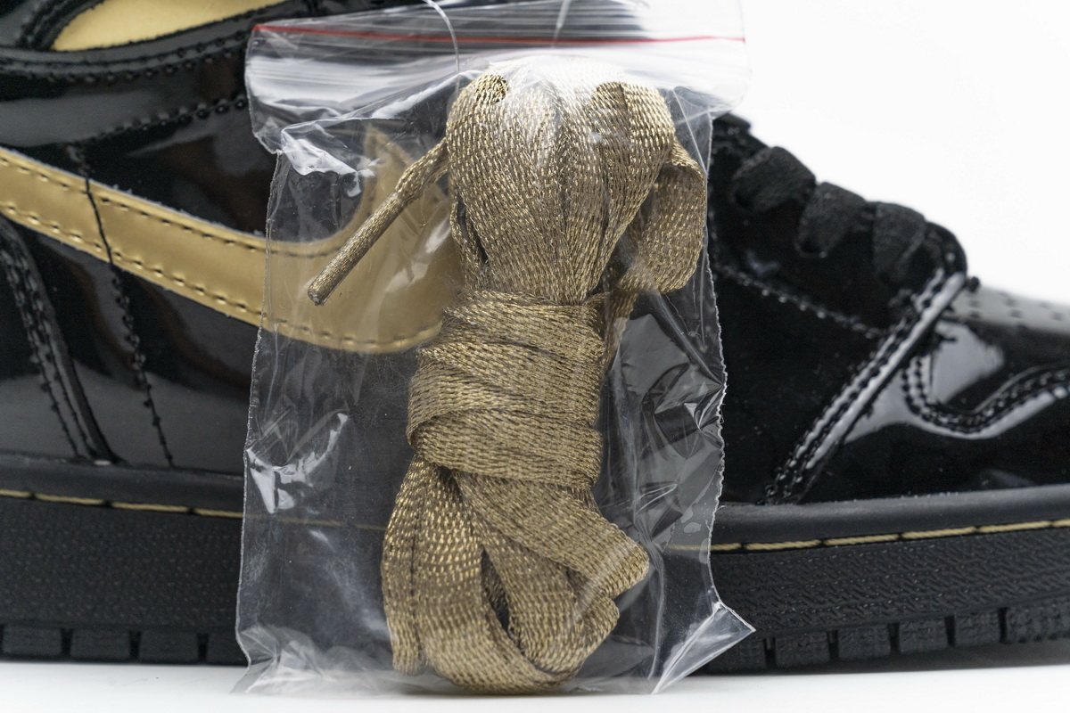 Air Jordan 1 High Og Black Gold Patent Leather New Release Date 555088 032 10 - www.kickbulk.co