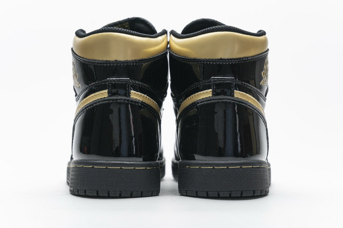 Air Jordan 1 High Og Black Gold Patent Leather New Release Date 555088 032 13 - www.kickbulk.co