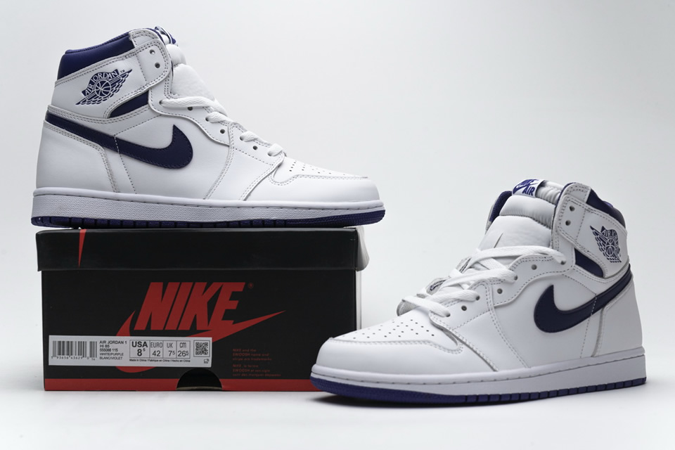 Nike Air Jordan 1 Retro High Og White Purple 555088 115 3 - www.kickbulk.co