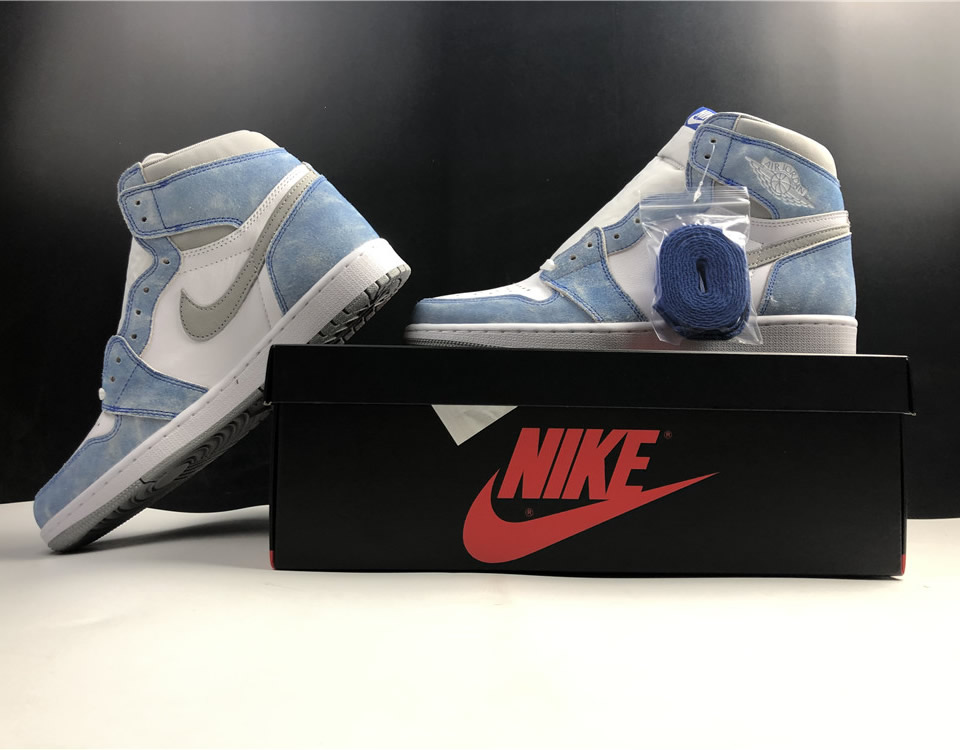 Nike Air Jordan 1 High Og Gs Wash North Carolan 555088 402 10 - www.kickbulk.co