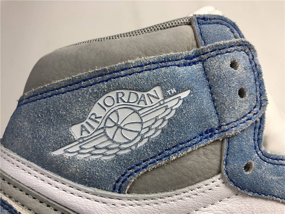 Nike Air Jordan 1 High Og Gs Wash North Carolan 555088 402 16 - www.kickbulk.co