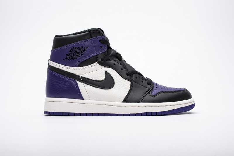 Nike Air Jordan 1 Og High Retro Court Purple 555088 501 3 - www.kickbulk.co