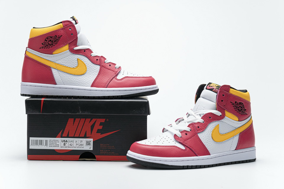 Nike Air Jordan 1 High OG 'Light Fusion Red' 555088-603