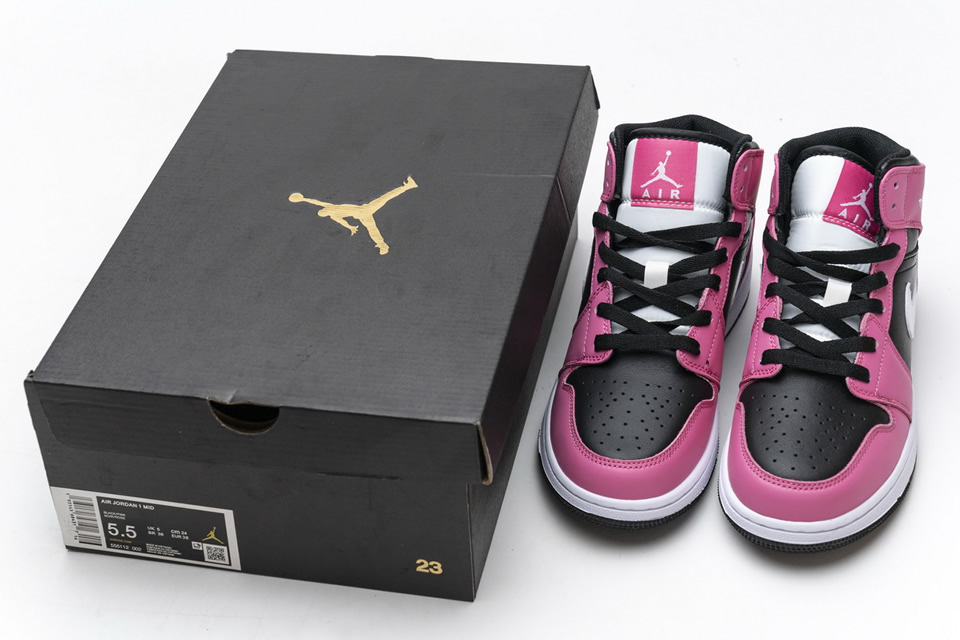 Nike Air Jordan 1 Mid Pinksicle 555112 002 4 - www.kickbulk.co
