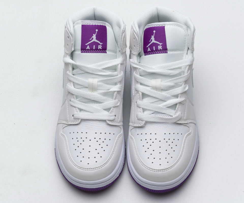 Nike Air Jordan 1 Mid Se White Fuchsia Blast 555112 100 3 - www.kickbulk.co