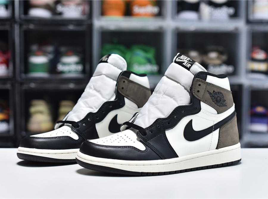 Nike Air Jordan 1 Retro High Og Gs Black Mocha 575441 105 5 - www.kickbulk.co