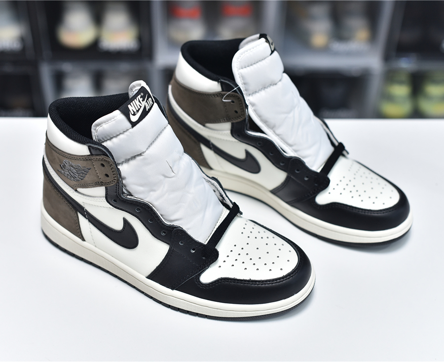 Nike Air Jordan 1 Retro High Og Gs Black Mocha 575441 105 6 - www.kickbulk.co