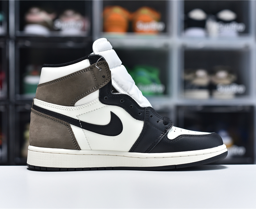 Nike Air Jordan 1 Retro High Og Gs Black Mocha 575441 105 7 - www.kickbulk.co