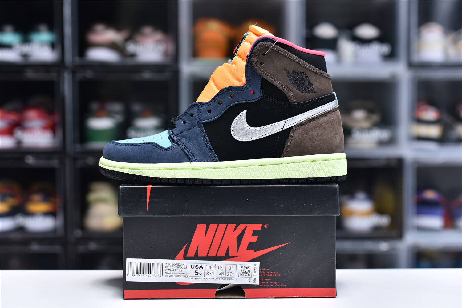 Air Jordan 1 Retro High Og Bio Hack Gs 575441 201 Nike 11 - www.kickbulk.co