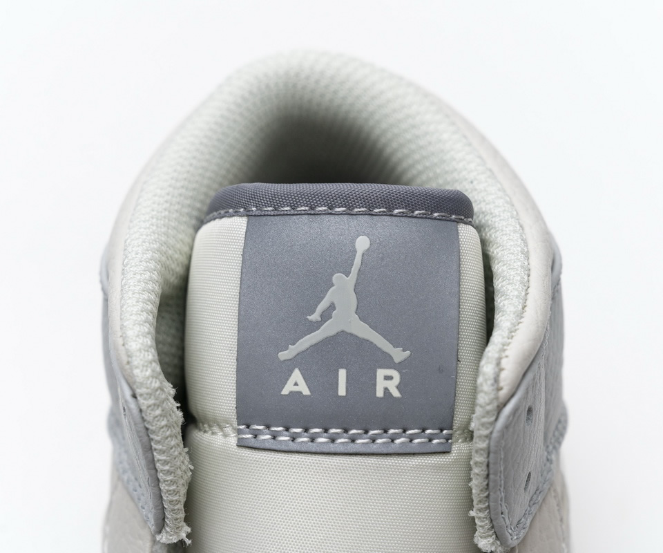 Nike Air Jordan 1 Mid Light Bone Grey Fog 852542 003 10 - www.kickbulk.co