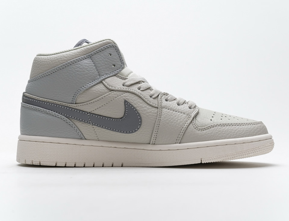 Nike Air Jordan 1 Mid Light Bone Grey Fog 852542 003 8 - www.kickbulk.co