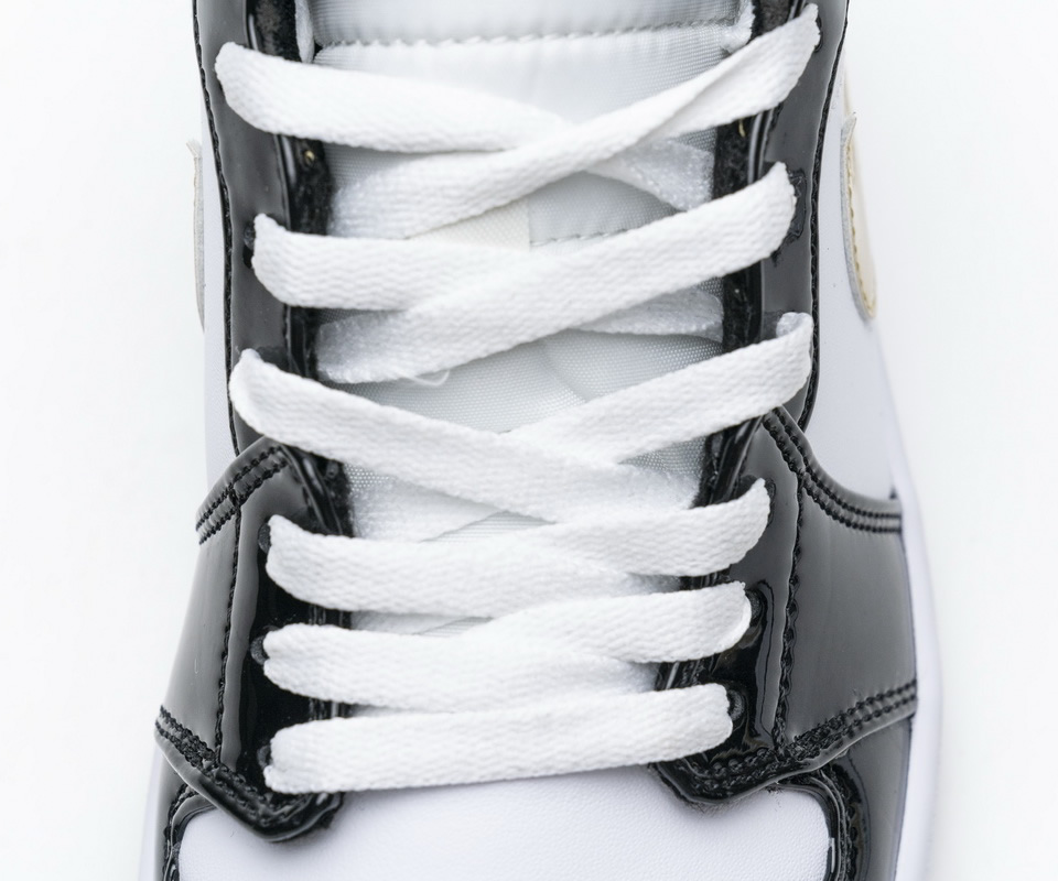 Nike Air Jordan 1 Mid Gold Patent Leather 852542 007 11 - www.kickbulk.co