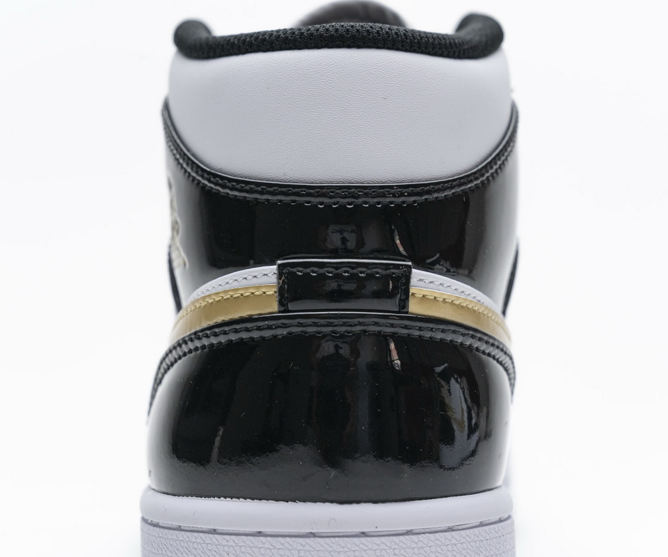 Nike Air Jordan 1 Mid Gold Patent Leather 852542 007 17 - www.kickbulk.co