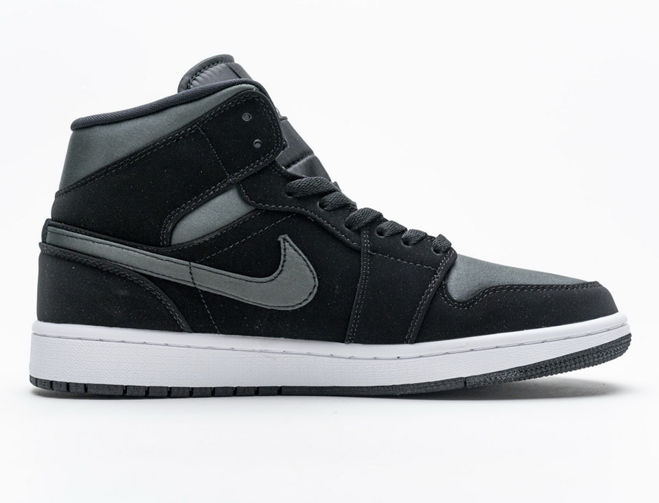 Nike Air Jordan 1 Mid Gs White Black Grey 852542 012 8 - www.kickbulk.co