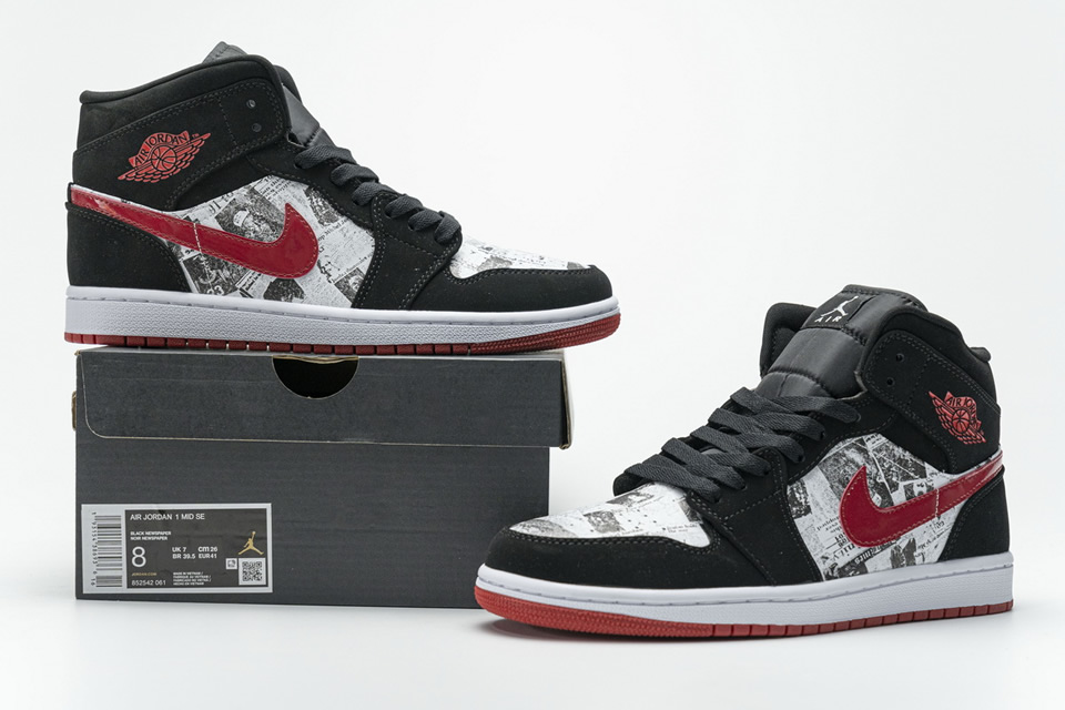 Nike Air Jordan 1 Mid Se Newspaper Air Times 852542 061 3 - www.kickbulk.co