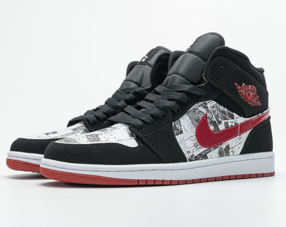 Nike Air Jordan 1 Mid Se Newspaper Air Times 852542 061 5 - www.kickbulk.co