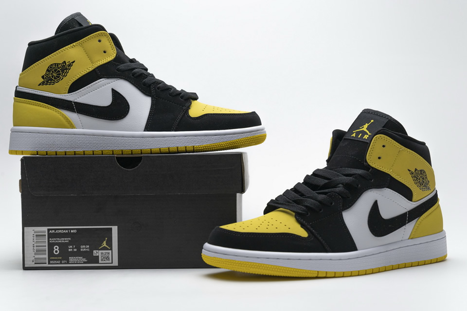 Nike Air Jordan 1 Mid Se Yellow Toe 852542 071 3 - www.kickbulk.co