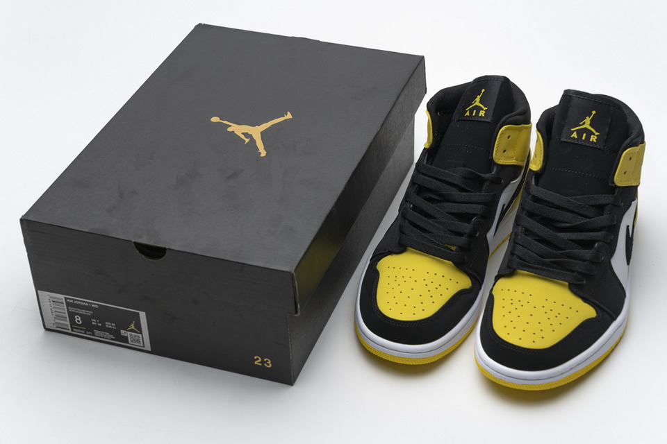 Nike Air Jordan 1 Mid Se Yellow Toe 852542 071 4 - www.kickbulk.co