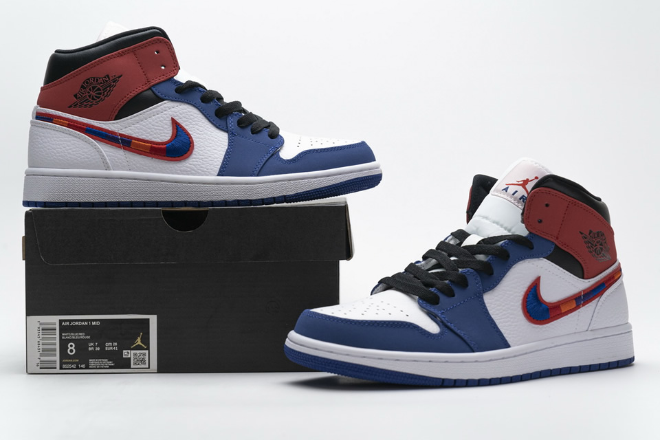 Nike Air Jordan 1 Mid Multicolor Swoosh 852542 146 4 - www.kickbulk.co