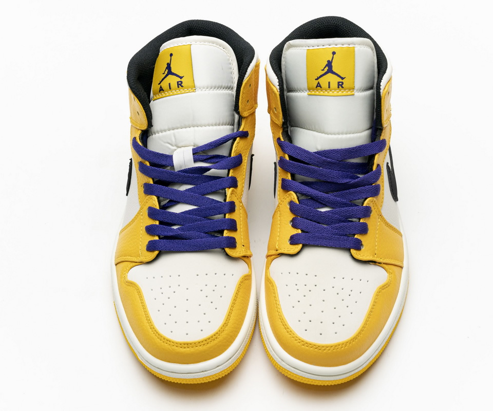 Nike Air Jordan 1 Mid Lakers 852542 700 2 - www.kickbulk.co