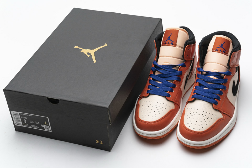 Nike Air Jordan 1 Mid Se Team Orange 852542 800 4 - www.kickbulk.co