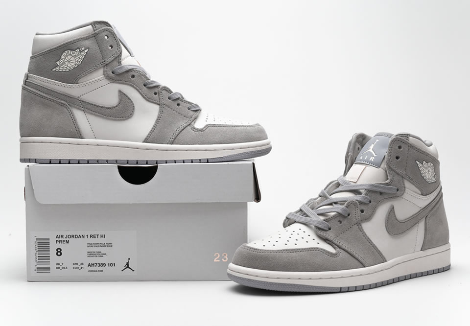 Nike Air Jordan 1 Pale Ivory Ah7389 101 9 - www.kickbulk.co