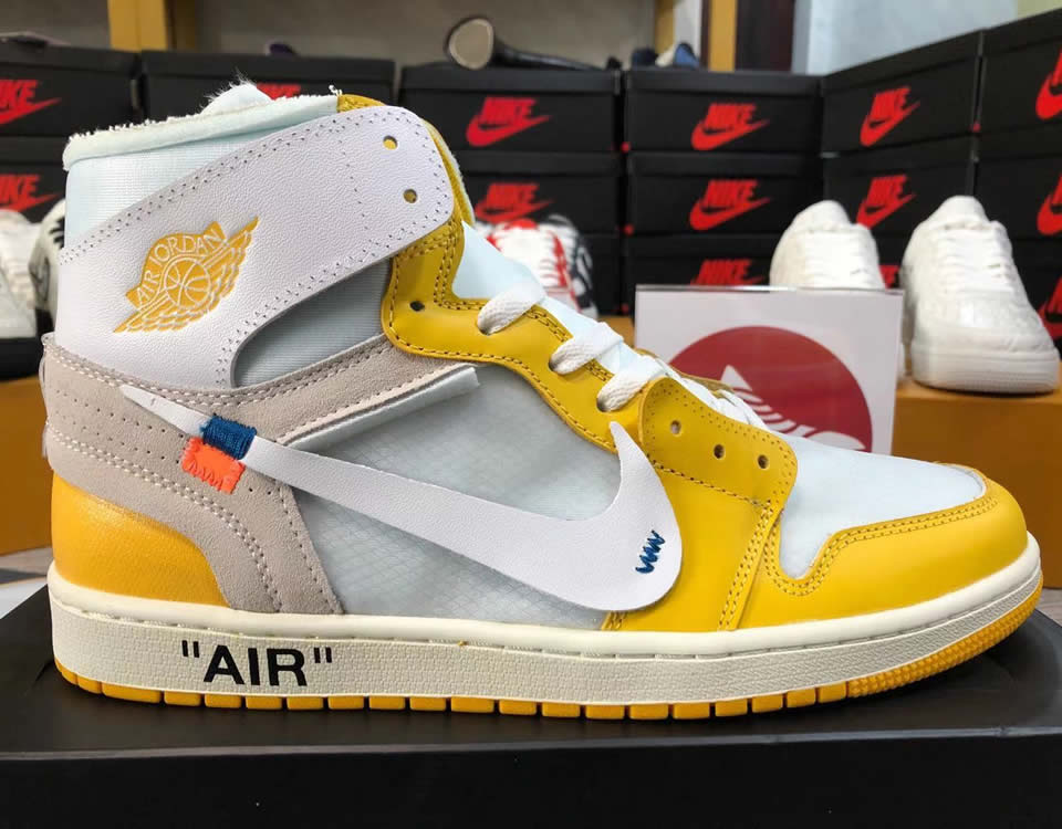 Off White Air Jordan 1 Retro High Og Canary Yellow Aq0818 149 7 - www.kickbulk.co