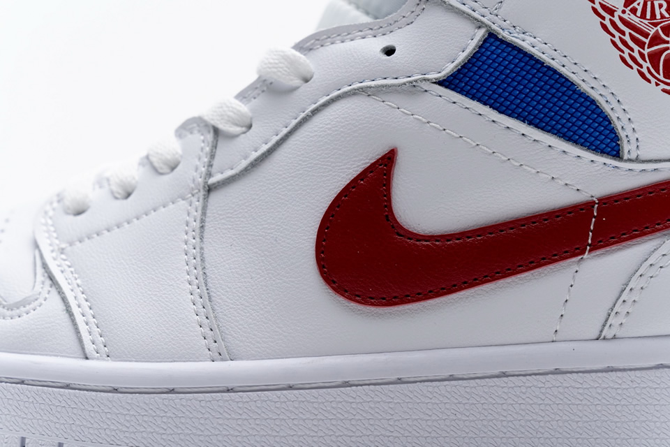 Nike Air Jordan 1 Mid Se White Blue Red Bq6472 164 14 - www.kickbulk.co