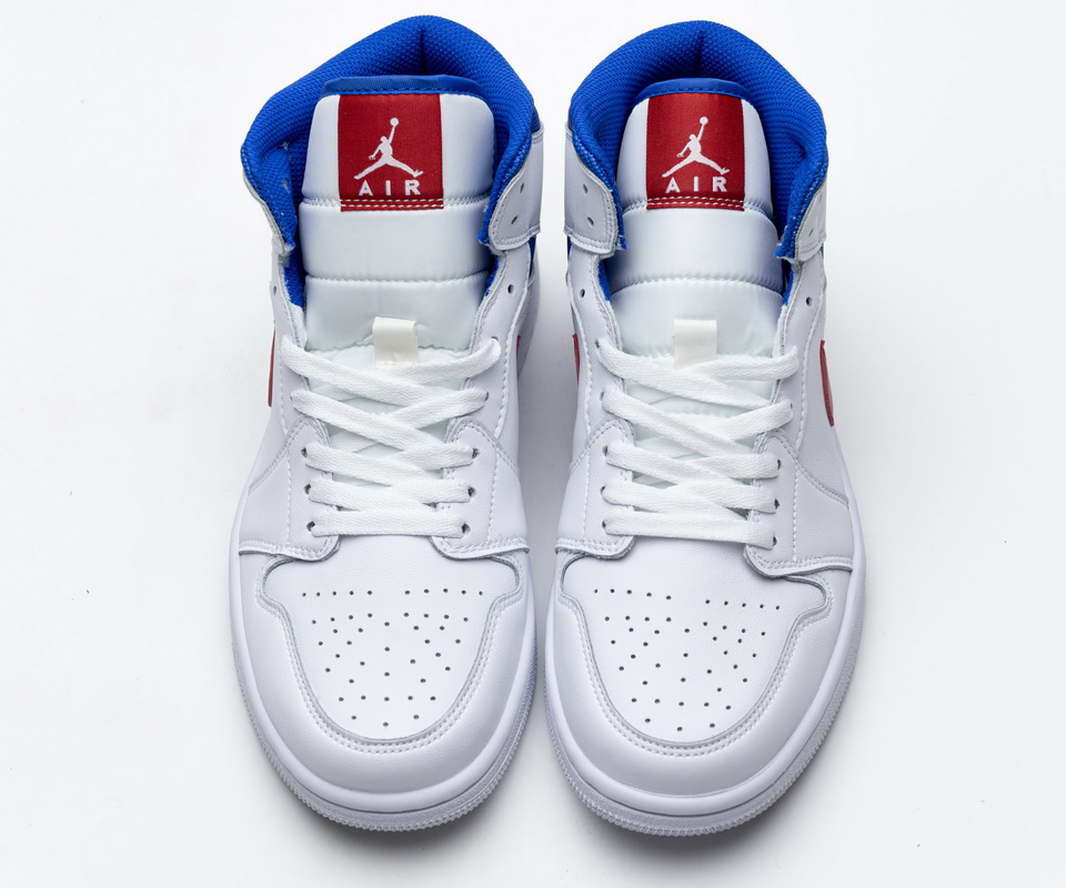 Nike Air Jordan 1 Mid Se White Blue Red Bq6472 164 2 - www.kickbulk.co