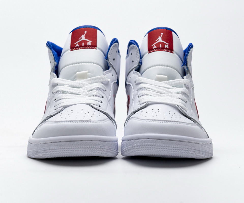 Nike Air Jordan 1 Mid Se White Blue Red Bq6472 164 6 - www.kickbulk.co