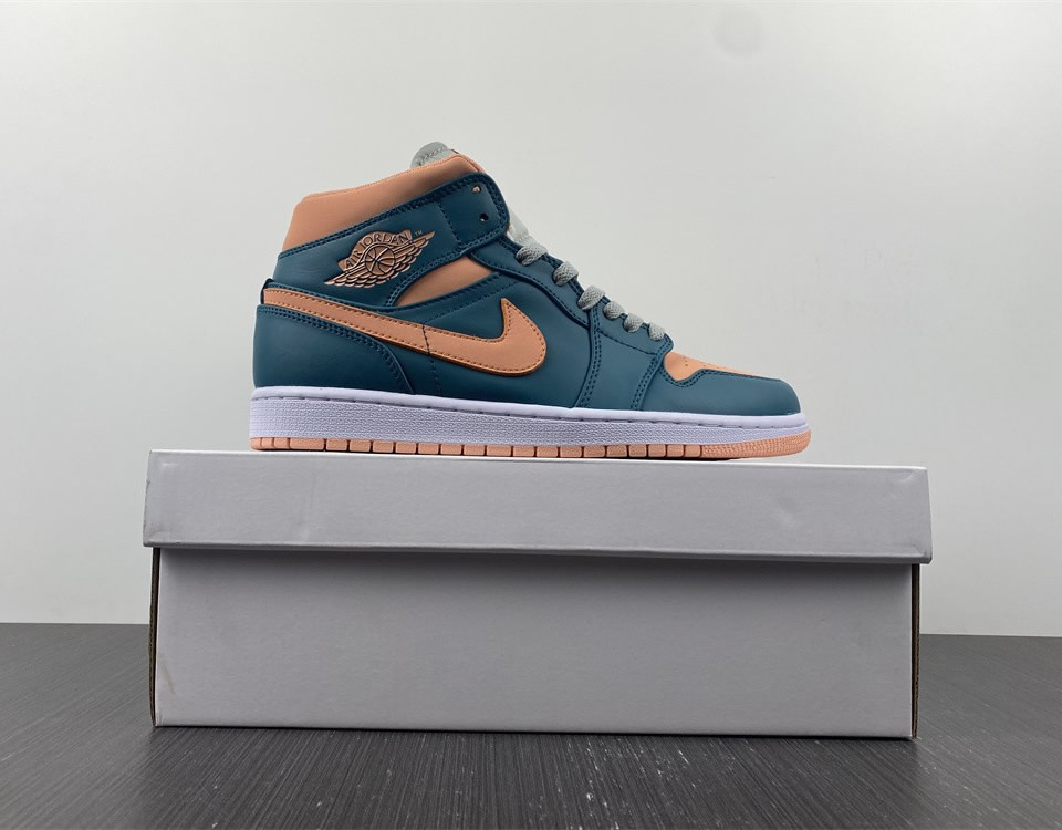 Air Jordan 1 Mid Dark Teal Green Wmns Bq6472 308 14 - www.kickbulk.co