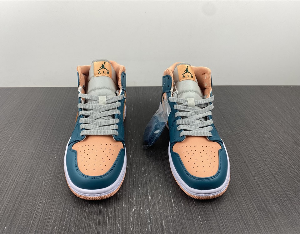 Air Jordan 1 Mid Dark Teal Green Wmns Bq6472 308 8 - www.kickbulk.co