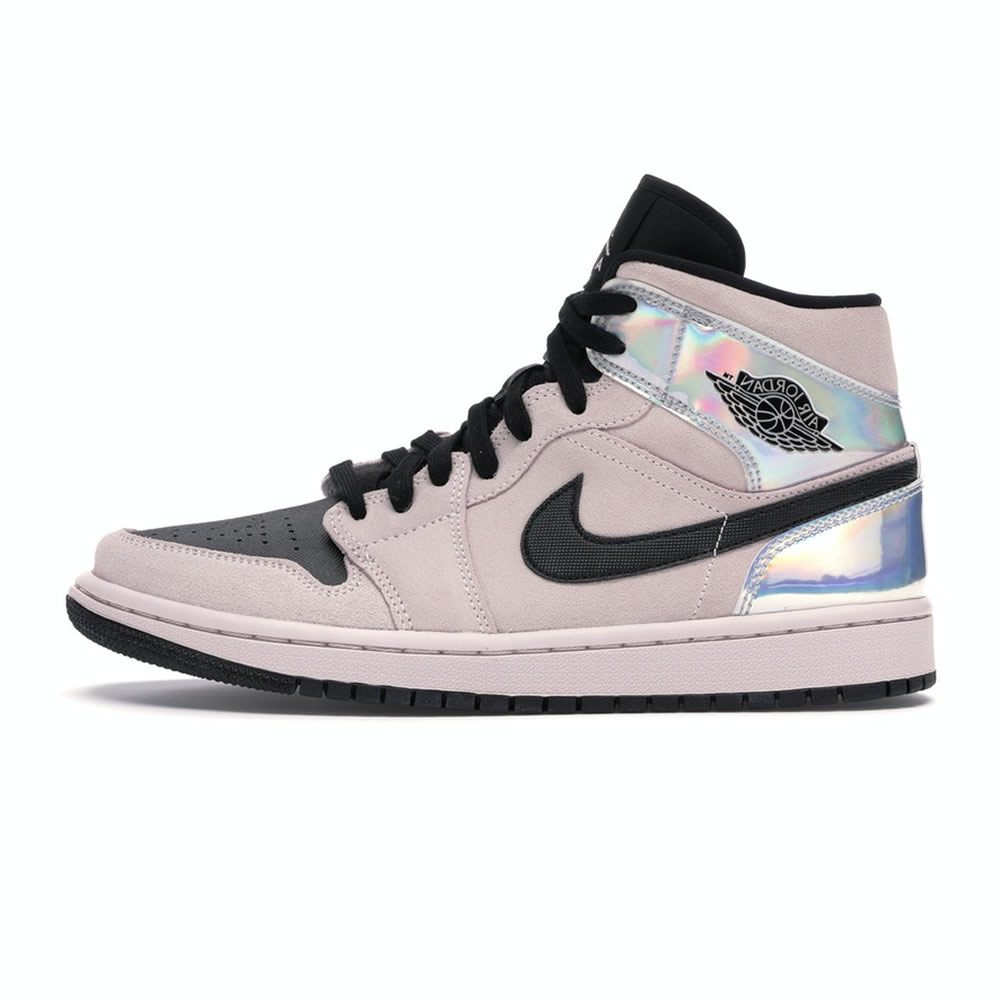 Nike Jordan 1 Mid Dirty Powder Iridescent Bq6472 602 1 - www.kickbulk.co