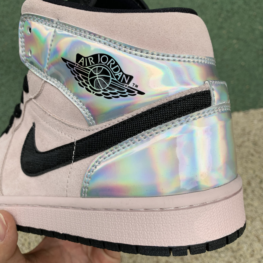 Nike Jordan 1 Mid Dirty Powder Iridescent Bq6472 602 9 - www.kickbulk.co