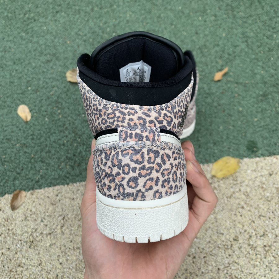 Nike Air Jordan 1 Mid Se Gs Leopard Bq6931 021 7 - www.kickbulk.co