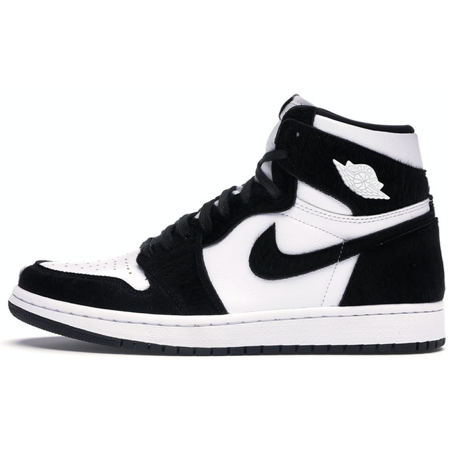 black and white jordan 1 high twist