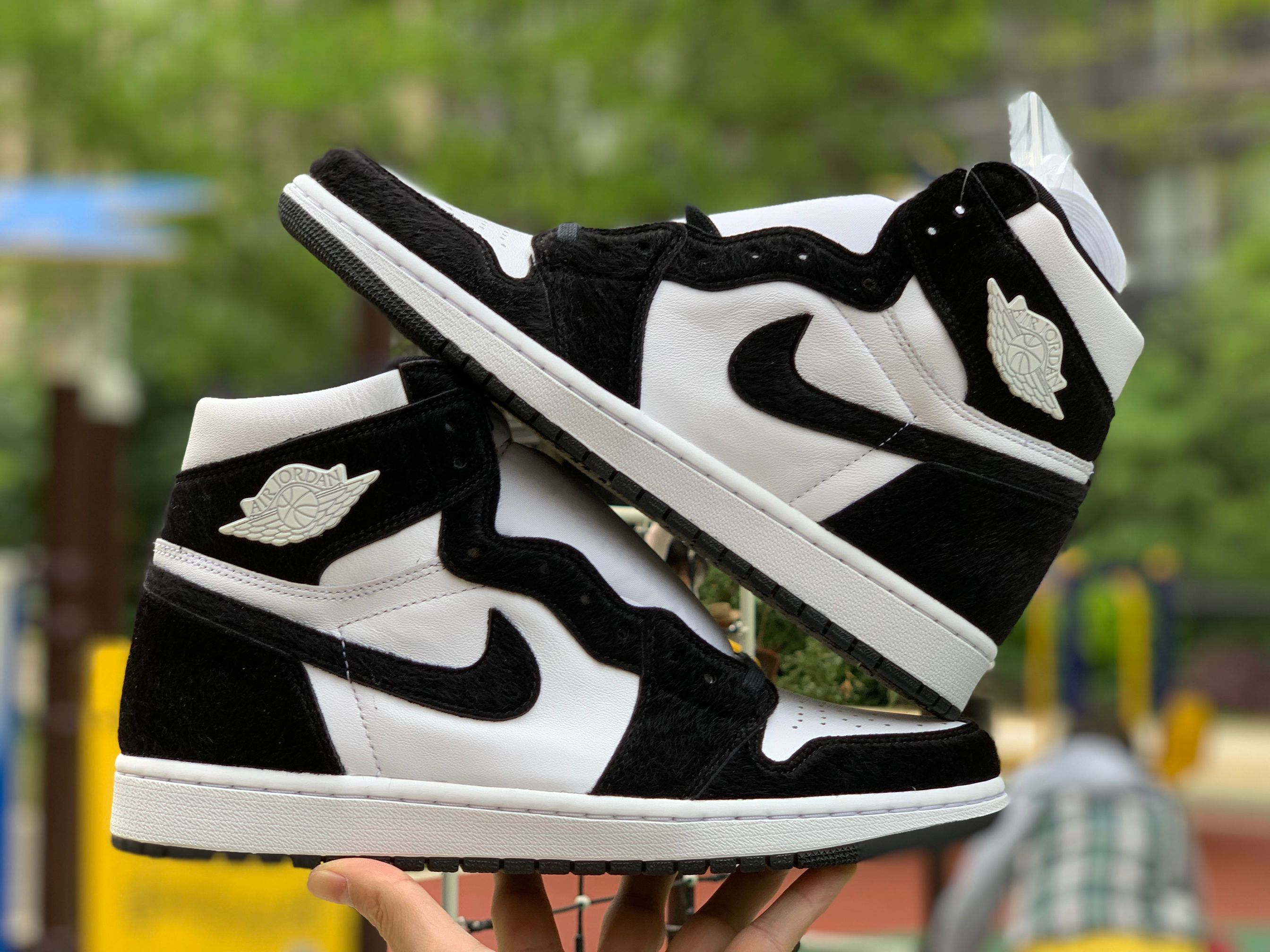 jordan 1 black and white panda