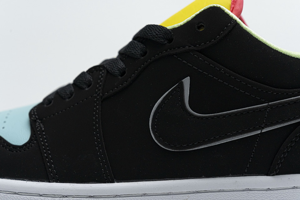 Nike Air Jordan 1 Low Black Yellow Blue Ck3022 013 14 - www.kickbulk.co