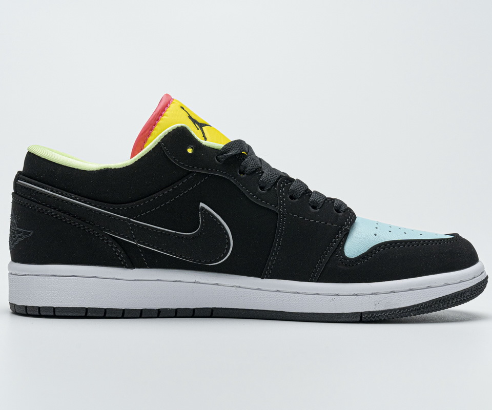 Nike Air Jordan 1 Low Black Yellow Blue Ck3022 013 5 - www.kickbulk.co