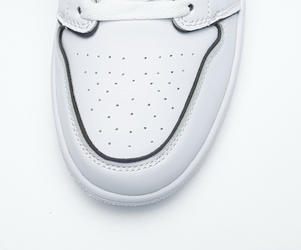 Nike Air Jordan 1 Mid Iridescent Reflective White Ck6587 100 12 - www.kickbulk.co