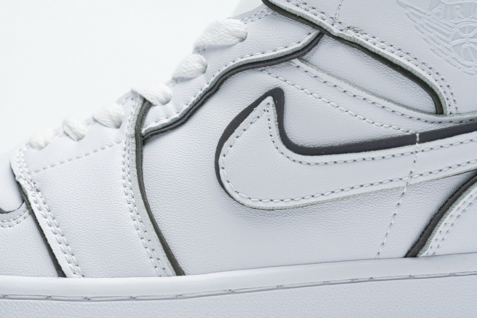 Nike Air Jordan 1 Mid Iridescent Reflective White CK6587 For