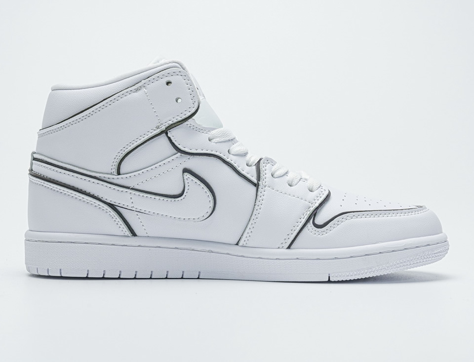 Nike Air Jordan 1 Mid Iridescent Reflective White Ck6587 100 7 - www.kickbulk.co