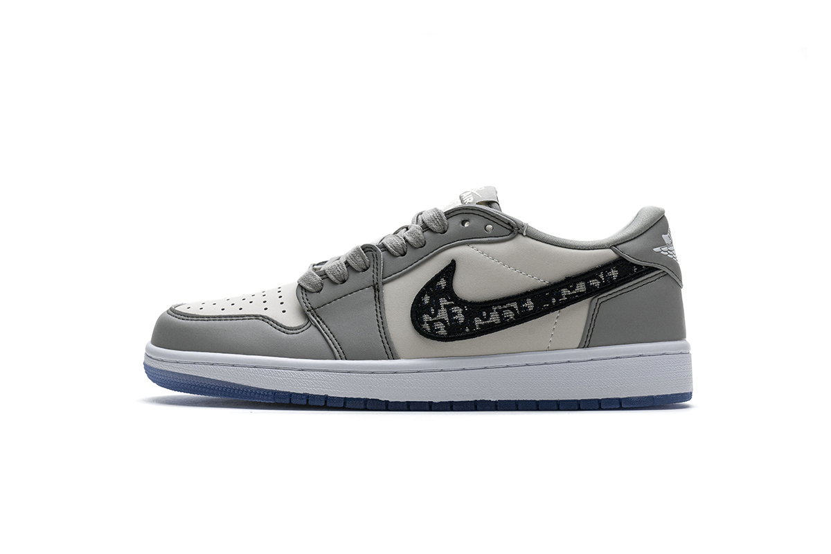 Nike Cn8608 002 Dior X Air Jordan 1 Low Wolf Grey 10 - www.kickbulk.co