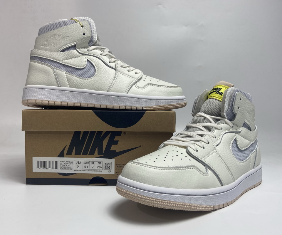 Air Jordan 1 High Zoom Pearl White Wmns Ct0979 107 18 - www.kickbulk.co