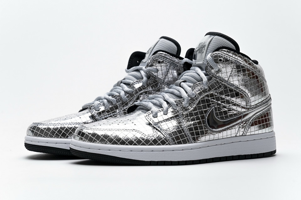 Nike Air Jordan 1 Mid Se Disco Ball Cu9304 001 5 - www.kickbulk.co