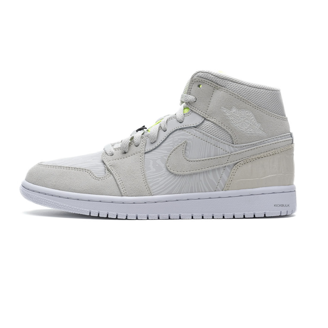 Nike Air Jordan 1 Grey Ghost Green Cv3018  001 1 - www.kickbulk.co