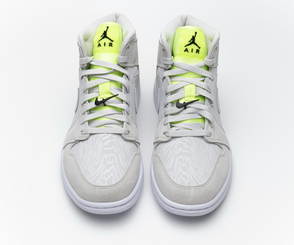 Nike Air Jordan 1 Grey Ghost Green Cv3018  001 2 - www.kickbulk.co