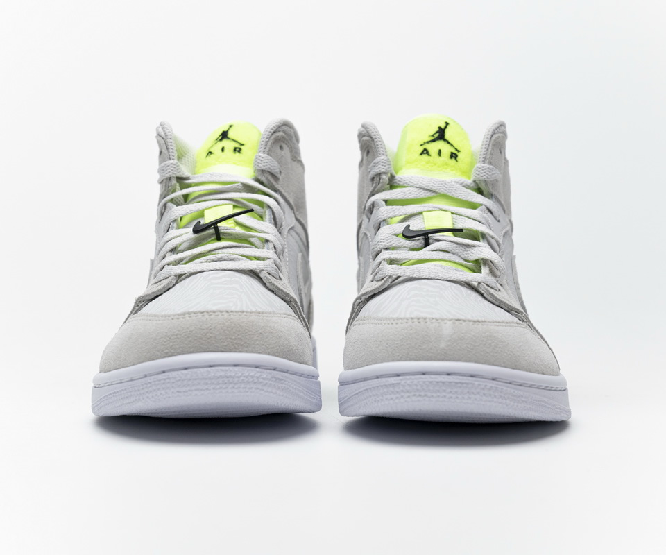 Nike Air Jordan 1 Grey Ghost Green Cv3018  001 6 - www.kickbulk.co